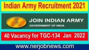 Indian Army TGC-134 Recruitment 2021